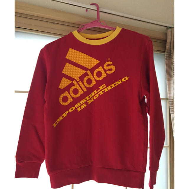 adidas(アディダス)の140サイズ トレーナー キッズ/ベビー/マタニティのキッズ服男の子用(90cm~)(Tシャツ/カットソー)の商品写真