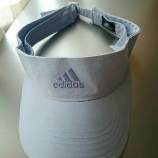 アディダス(adidas)の専用！！サンバイザー アディダス adidas ライトブルー(キャップ)