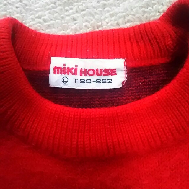 mikihouse(ミキハウス)のミキハウス セーター 90センチ キッズ/ベビー/マタニティのキッズ服女の子用(90cm~)(ニット)の商品写真