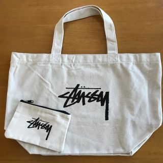 ステューシー(STUSSY)の STUSSY ステューシー トートバッグ＆ミニポーチ【雑誌・付録】(トートバッグ)