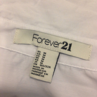 フォーエバートゥエンティーワン(FOREVER 21)のForever21 Yシャツ(シャツ/ブラウス(長袖/七分))