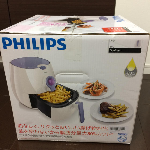 PHILIPS(フィリップス)のフィリップス ノンフライヤー HD9229 スマホ/家電/カメラの調理家電(調理機器)の商品写真