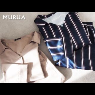 ムルーア(MURUA)のMURUA サテンルームウエア(ルームウェア)