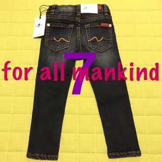 セブンフォーオールマンカインド(7 for all mankind)の【新品 レア⁉️】セブン キッズ ガールズ スキニー 美脚 ジーンズ デニム(パンツ/スパッツ)