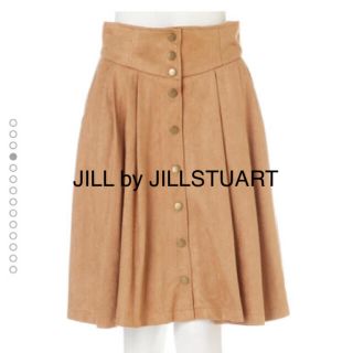 ジルバイジルスチュアート(JILL by JILLSTUART)の美品♡ジルバイジルスチュアート♡スウェードスカート(ひざ丈スカート)