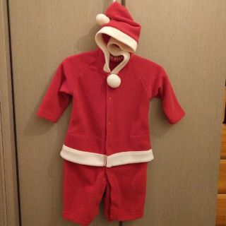 ベビーギャップ(babyGAP)のクリスマスに❤ベビー用サンタコスチューム(カバーオール)