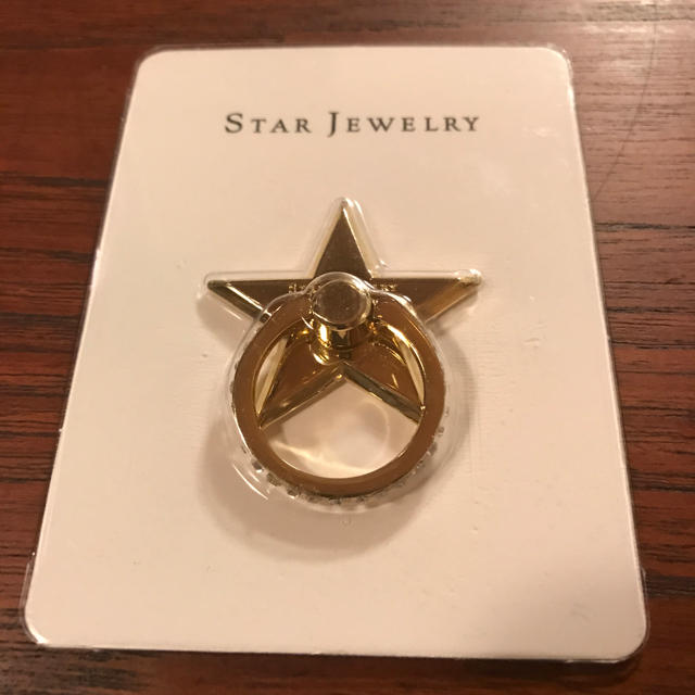 STAR JEWELRY(スタージュエリー)のスタージュエリー スマホ リング スマホ/家電/カメラのスマホアクセサリー(その他)の商品写真