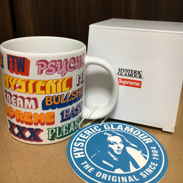 supreme HYSTERIC  Ceramic Mug コラボ マグカップ