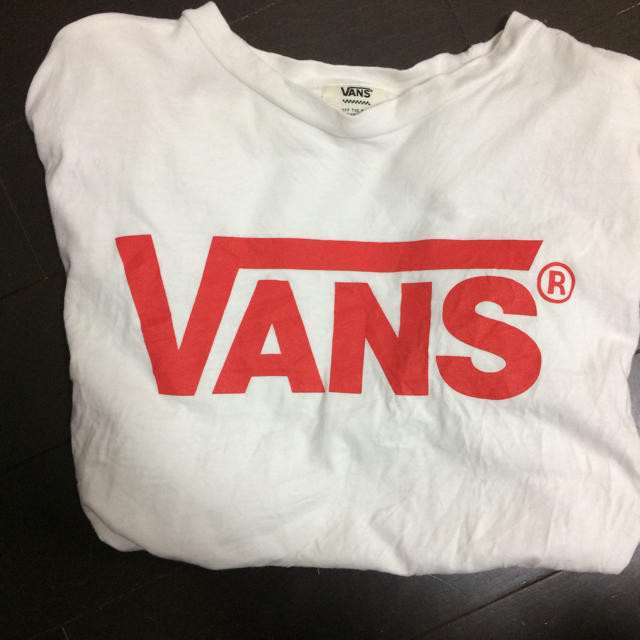 Vans Vans 白tシャツ 半袖 ロゴ赤の通販 By Queen ヴァンズなら