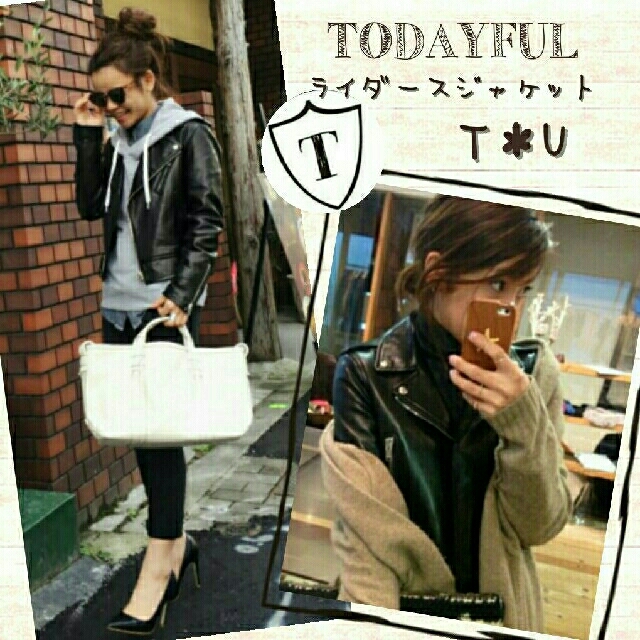 TODAYFUL ライダースジャケット