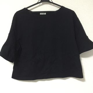 ニコアンド(niko and...)の黒ティーシャツ(Tシャツ(半袖/袖なし))