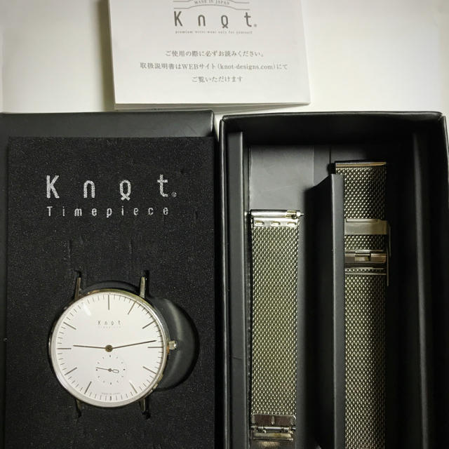 KNOT(ノット)のkuro様専用☆ knot 腕時計（ベルト付き） レディースのファッション小物(腕時計)の商品写真