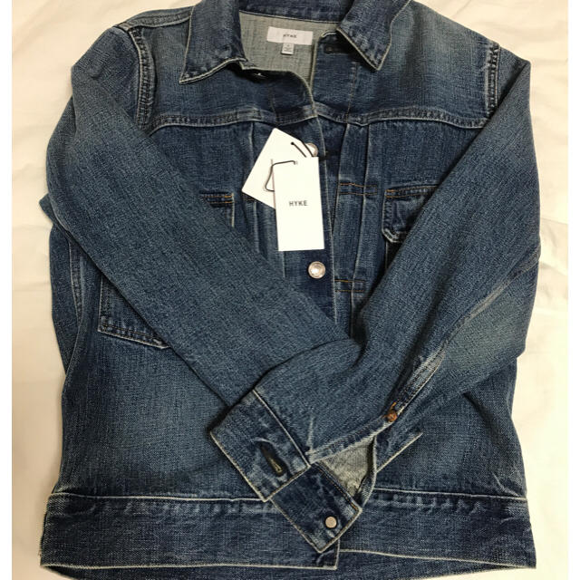 HYKE(ハイク)のHYKE ＤＥＮＩＭＪＡＣＫＥＴ　ＴＹＰＥ２ ＲＥＧＵＬＡＲ　ＦＩＴ レディースのジャケット/アウター(Gジャン/デニムジャケット)の商品写真