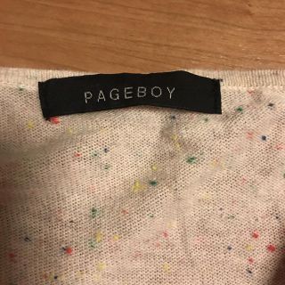 ページボーイ(PAGEBOY)のドット パステルカーディガン(カーディガン)