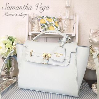 サマンサベガ(Samantha Vega)のサマンサベガ♡サックスブルーbag(ハンドバッグ)