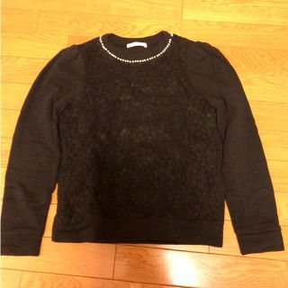 マジェスティックレゴン(MAJESTIC LEGON)の[ram♡様専用]  amelier マジェスティックレゴン 黒 レース (ニット/セーター)