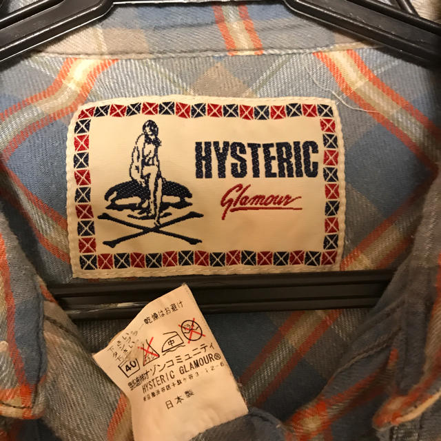 HYSTERIC GLAMOUR(ヒステリックグラマー)のRook様専用 ヒステリックグラマー ロング丈 ネルシャツ レディースのトップス(シャツ/ブラウス(長袖/七分))の商品写真