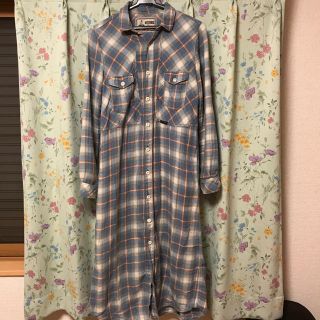 ヒステリックグラマー(HYSTERIC GLAMOUR)のRook様専用 ヒステリックグラマー ロング丈 ネルシャツ(シャツ/ブラウス(長袖/七分))