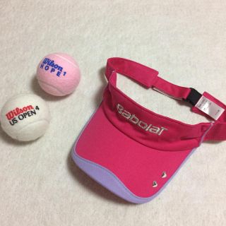 バボラ(Babolat)のビーノ様 専用【バボラ】⭐︎美品⭐︎サンバイザー(ウェア)