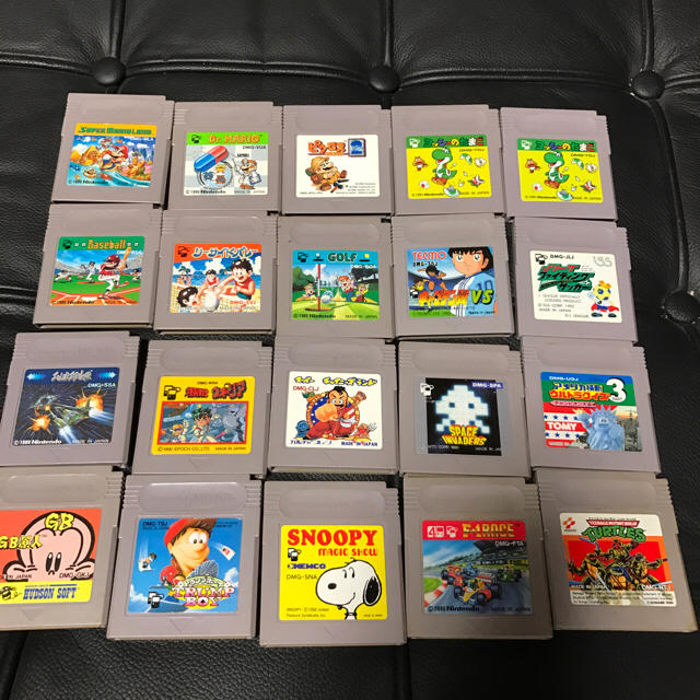 ゲームボーイ(ゲームボーイ)の中古 ゲームボーイソフト 20本セット エンタメ/ホビーのゲームソフト/ゲーム機本体(家庭用ゲームソフト)の商品写真