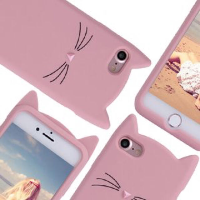 送料無料 Iphone7 猫 ネコ シリコン スマホケース 可愛い 動物