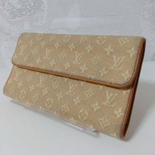 ルイヴィトン(LOUIS VUITTON)の★LOUIS VUITTON★ヴィトン★三つ折り 長財布 モノグラム ミニ(財布)