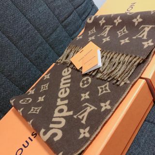 ルイヴィトン(LOUIS VUITTON)のLOUIS VUITTON × Supreme  限定 マフラー(マフラー)