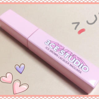 スリーシーイー(3ce)の♡3CE STUDIO♡ BROWN LACQUER MASCARA(マスカラ)