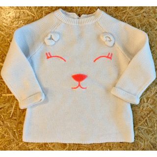 ザラキッズ(ZARA KIDS)のHONU様専用  顔つき長袖セーター  86センチ(ニット/セーター)