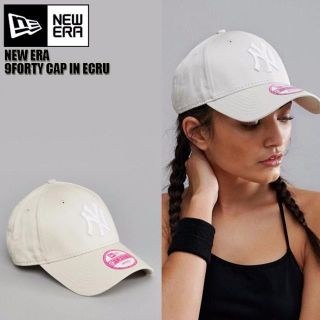 ニューエラー(NEW ERA)の送料込 NEW ERA ベースボールキャップ レディース クリームホワイト(キャップ)