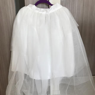 ディーホリック(dholic)の【美品】DHOLIC  ディーホリック  チュールスカート  結婚式  二次会(その他ドレス)