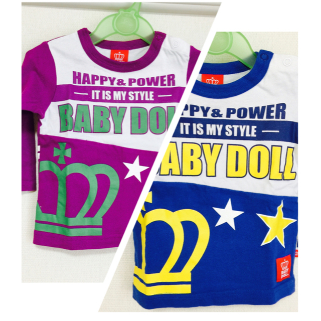 BABYDOLL(ベビードール)のBABYDOLL 長袖Tシャツ キッズ/ベビー/マタニティのベビー服(~85cm)(Ｔシャツ)の商品写真