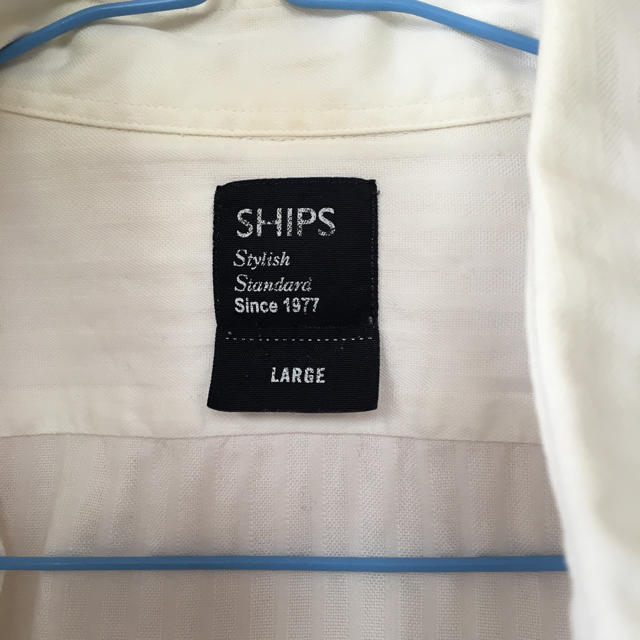 SHIPS(シップス)のSHIPS　メンズ白シャツ メンズのトップス(シャツ)の商品写真