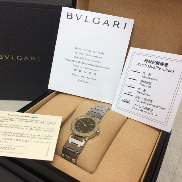 BVLGARI(ブルガリ)の正規ブルガリレディース腕時計 レディースのファッション小物(腕時計)の商品写真