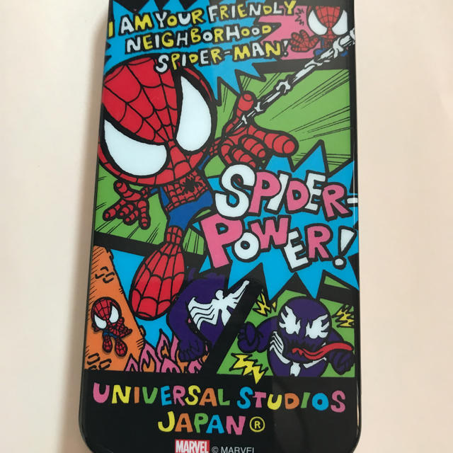 MARVEL(マーベル)のUSJ限定。スパイダーマンiPhone5.5S.SEケース スマホ/家電/カメラのスマホアクセサリー(iPhoneケース)の商品写真