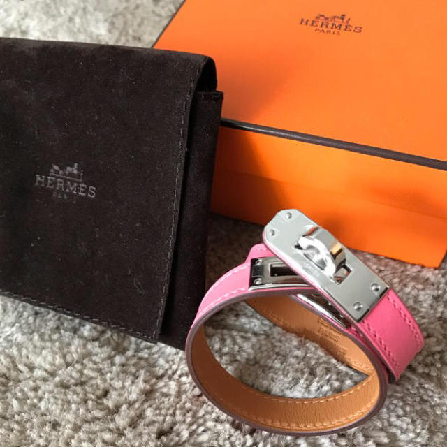直営店に限定 Hermes - 【Honey】エルメス ケリーブレス ローズアザレ