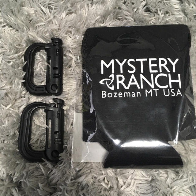 MYSTERY RANCH(ミステリーランチ)のミステリーランチ ストラップクージー ブラック 非売品 レア メンズのバッグ(バッグパック/リュック)の商品写真