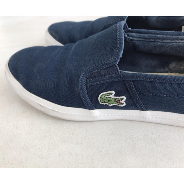 LACOSTE(ラコステ)のLACOSTE★ラコステ★定番人気スリッポンスニーカー★ネイビー レディースの靴/シューズ(スニーカー)の商品写真