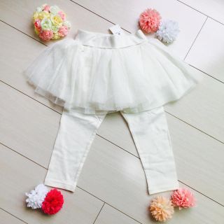 ベビーギャップ(babyGAP)の♡新品♡babyGAP♡チュール付きレギンススカート♡(スカート)