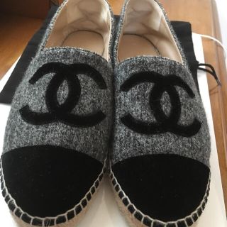 シャネル(CHANEL)のuuuiko様専用 美品 CHANEL エスパドリーユ(スリッポン/モカシン)