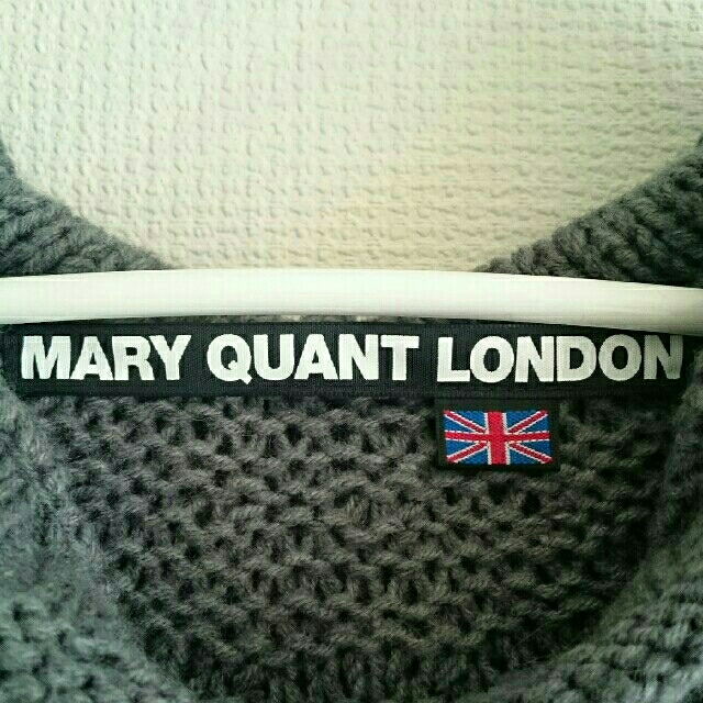 MARY QUANT(マリークワント)の★お値下げ★美品 MARY QUANT マリークワント フード付きニットポンチョ レディースのトップス(ニット/セーター)の商品写真