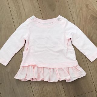 ベビーギャップ(babyGAP)のbaby GAP ペプラム ロンＴ フリル(シャツ/カットソー)