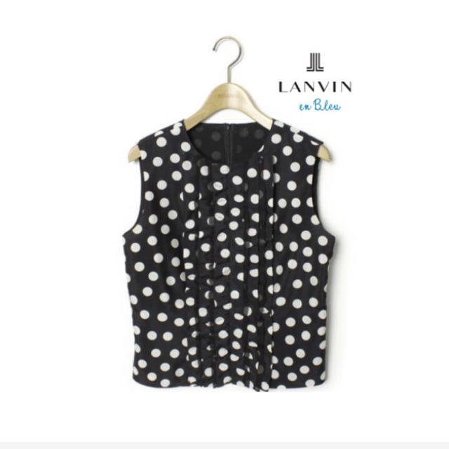 LANVIN en Bleu(ランバンオンブルー)のランバンオンブルー レディースのトップス(シャツ/ブラウス(半袖/袖なし))の商品写真