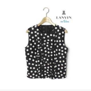 ランバンオンブルー(LANVIN en Bleu)のランバンオンブルー(シャツ/ブラウス(半袖/袖なし))