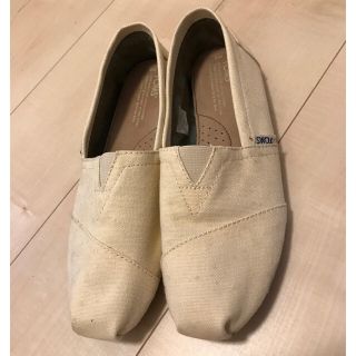 トムズ(TOMS)のTOMS トムス スリッポン 白(スリッポン/モカシン)