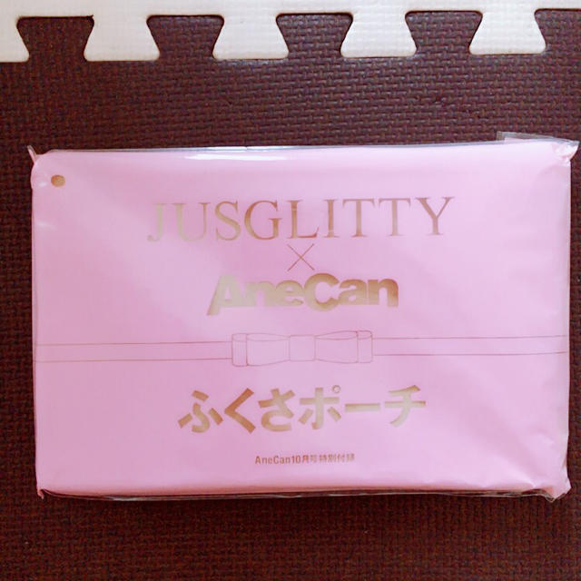 JUSGLITTY(ジャスグリッティー)のAneCam JUSGLITTY コラボ 付録 ふくさポーチ レディースのファッション小物(ポーチ)の商品写真