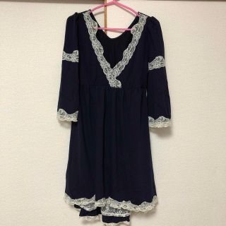 ロジータ(ROJITA)の新品♦︎ROJITAロジータ♦︎姫袖レースワンピース(ミニワンピース)