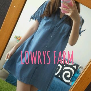 ローリーズファーム(LOWRYS FARM)のLOWRYS FARM シャツワンピース(シャツ/ブラウス(半袖/袖なし))