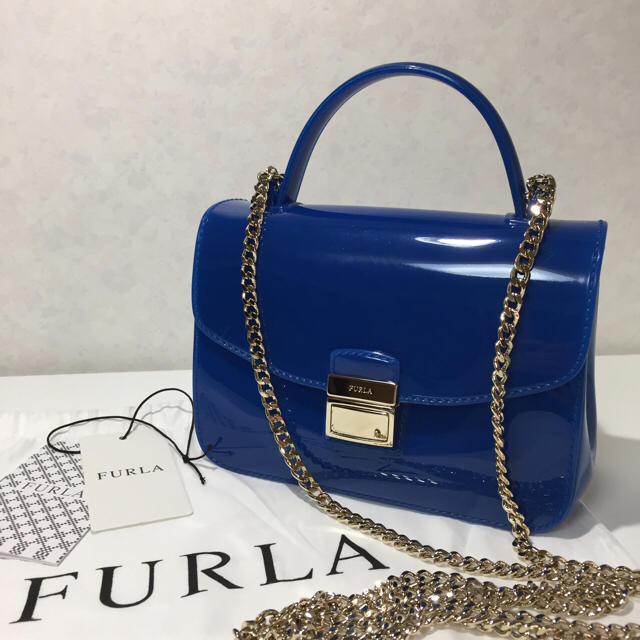 Furla(フルラ)の【新品】FURLA★CANDYショルダーバッグ★ブルー レディースのバッグ(ショルダーバッグ)の商品写真