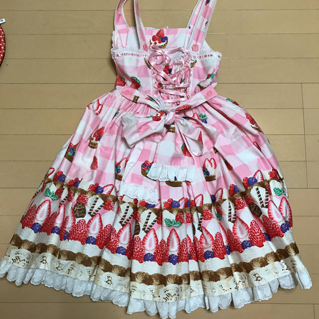 新品　Angelic Pretty　ケーキ柄　ワンピース